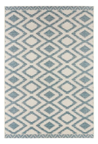 Isle kék-krémszínű kültéri szőnyeg, 180 x 280 cm - NORTHRUGS