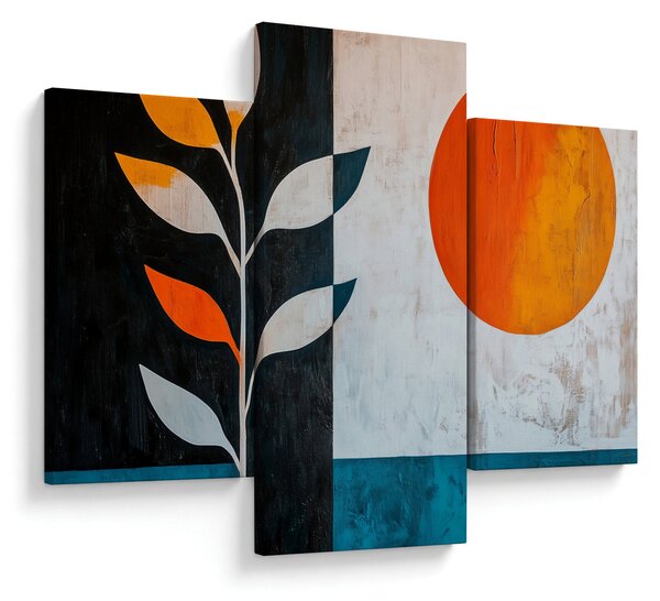 Kép - Növény és nap absztrakciója (90x60 cm)