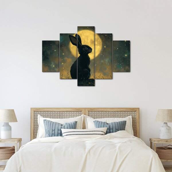 Kép - Nyúl és hold (150x105 cm)