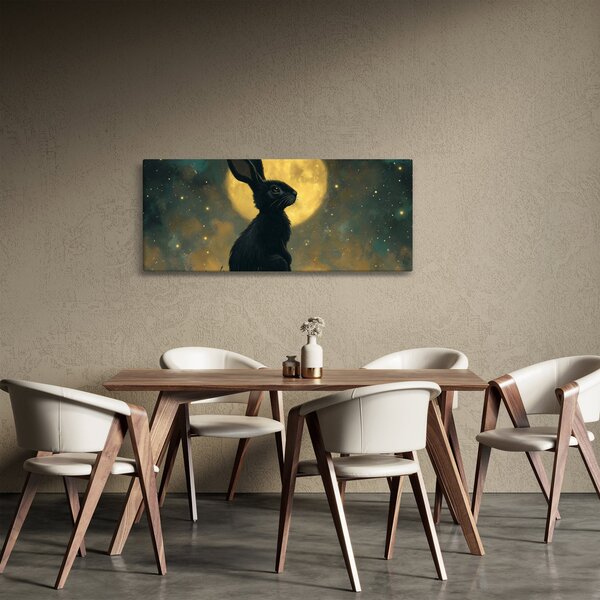 Kép - Nyúl és hold (120x50 cm)