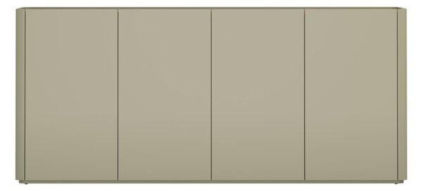 Elivo négyajtós komód 200 cm - eukaliptusz / baltic dune tölgy