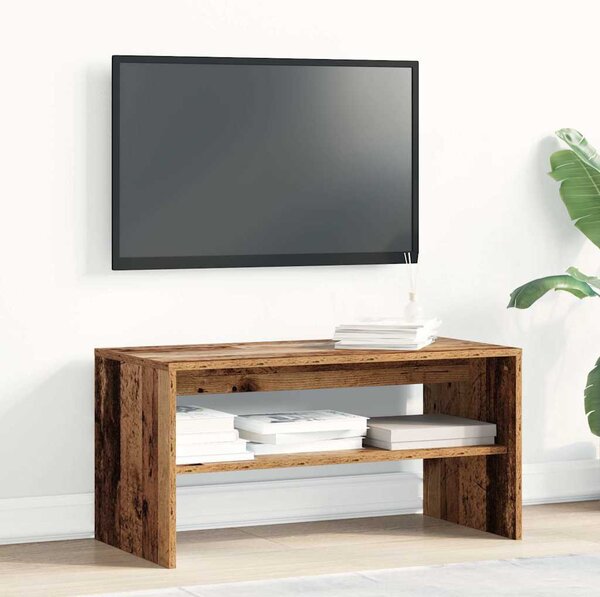 TV szekrény régi fa 80x40x40 cm műszaki fa