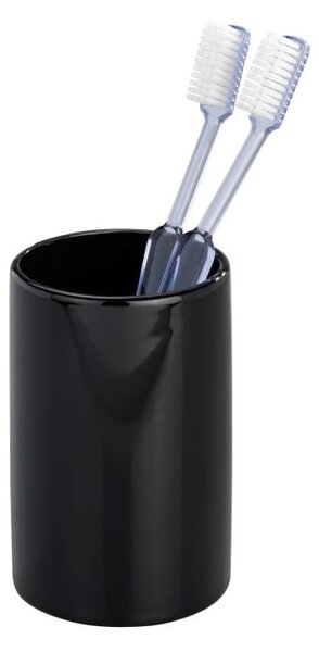 Polaris fekete fogkefetartó pohár - Wenko
