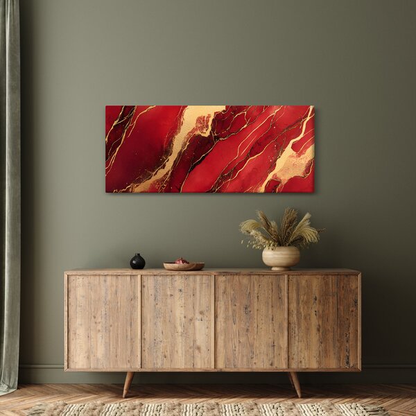 Kép - Vörös-arany márvány (120x50 cm)
