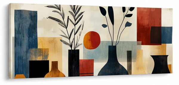Kép - Kubista vázák (120x50 cm)