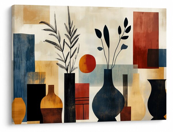 Kép - Kubista vázák (70x50 cm)