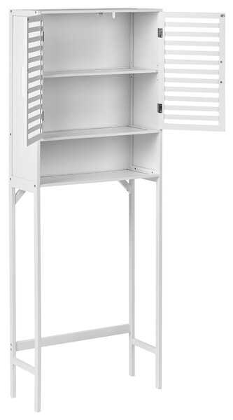 Fürdőszobai szekrény OKARCHE Bambusz 63 cm Fehér