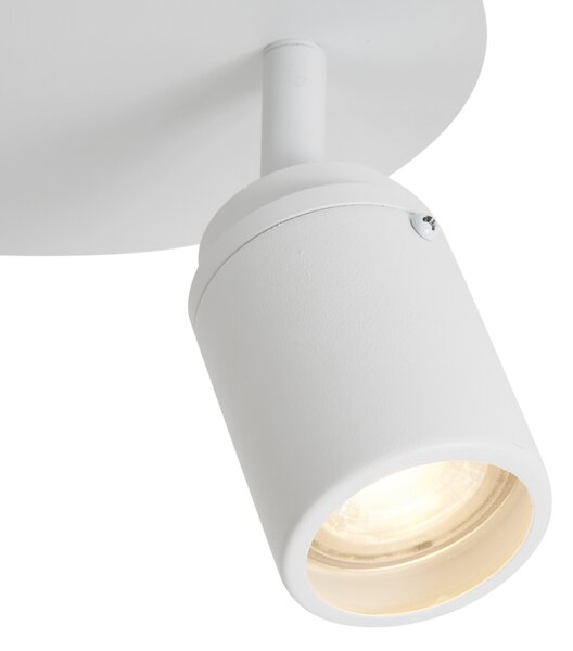 Modern fürdőszobai spotlámpa fehér 2-lámpás IP44 - Ducha