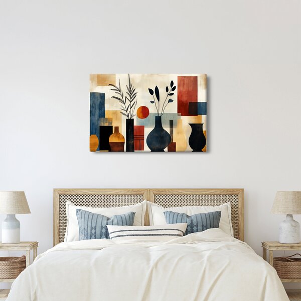 Kép - Kubista vázák (90x60 cm)
