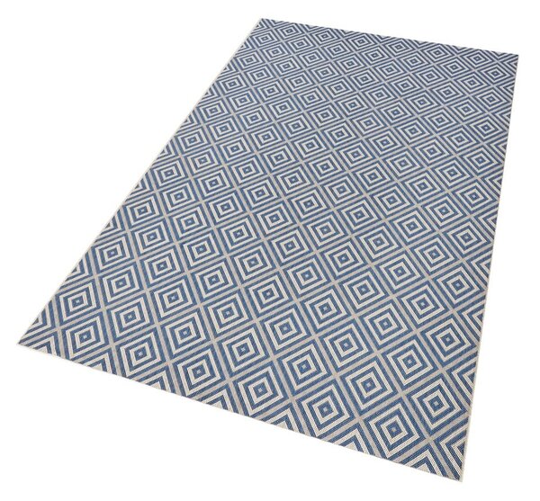 Karo kék kültéri szőnyeg, 160 x 230 cm - NORTHRUGS