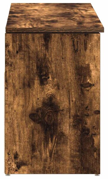 Füstös tölgy színű szerelt fa cipőpolc 102x30,5x45 cm