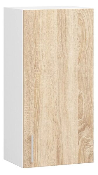 TRIVORA konyhabútor előre gyártott házhoz 180 cm - sonoma tölgy / fehér