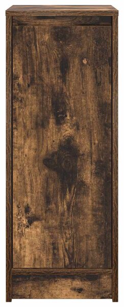 Füstös tölgy színű szerelt fa cipőszekrény 29,5x34x76 cm