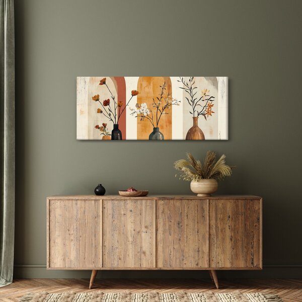 Kép - Vázák boltívekben (120x50 cm)
