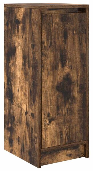 Füstös tölgy színű szerelt fa cipőszekrény 29,5x34x76 cm