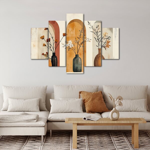 Kép - Vázák boltívekben (150x105 cm)