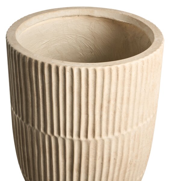 Virágcserép POROS 36 cm Világosbézs
