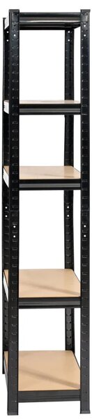 Fém háztartási polc 70 cm QARIAN - fekete