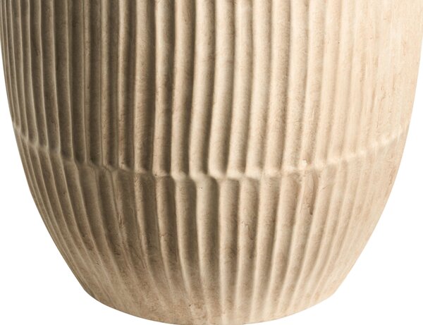 Virágcserép POROS 36 cm Világosbézs