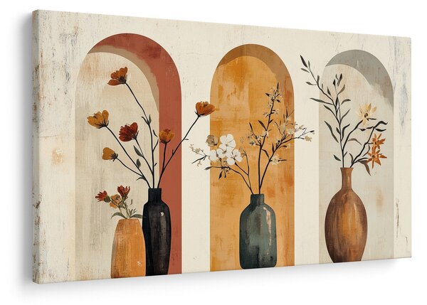 Kép - Vázák boltívekben (90x60 cm)