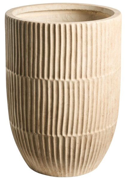 Virágcserép POROS 36 cm Világosbézs