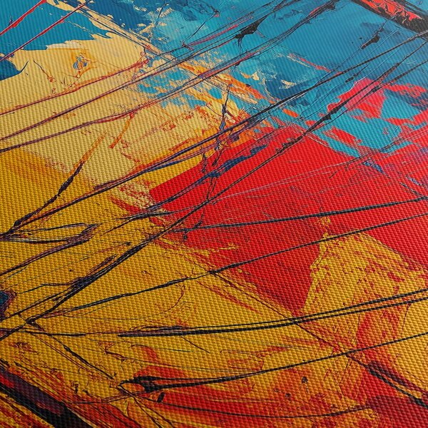 Kép - Absztrakt elektromos vezetékek (120x50 cm)