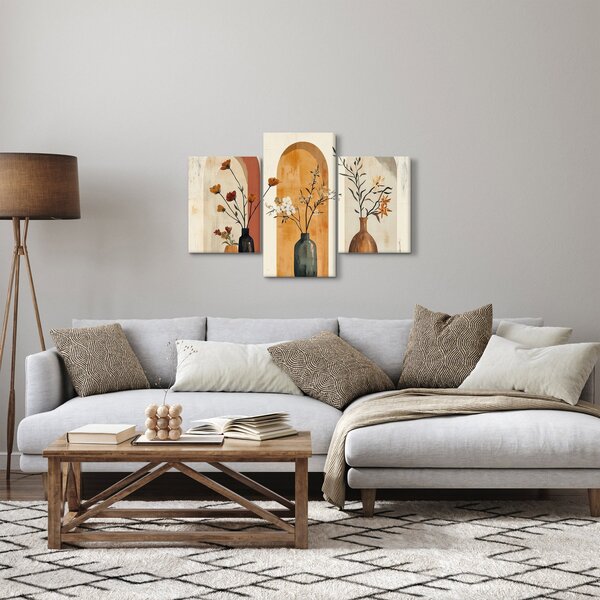 Kép - Vázák boltívekben (90x60 cm)
