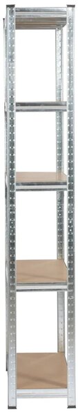 Háztartási polc 90 cm QARIAN - ezüst