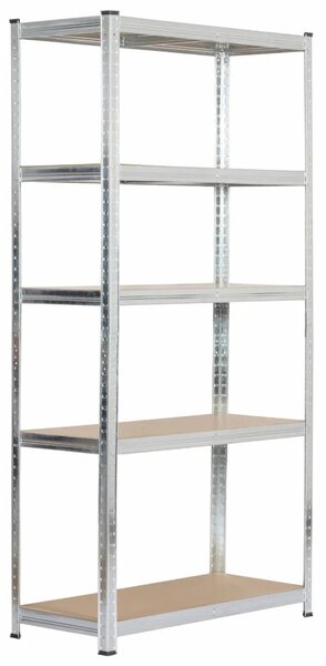 Fém polc 90 cm QARIAN - ezüst