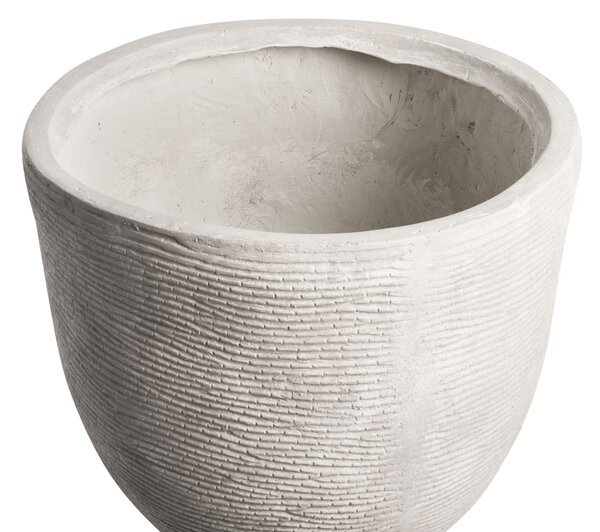 Virágcserép LIXOURI 47 cm Világosszürke