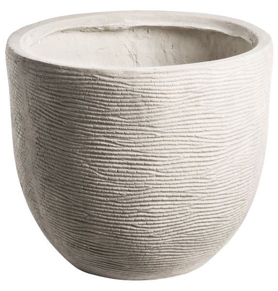 Virágcserép LIXOURI 47 cm Világosszürke