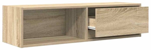2 db sonoma tölgy színű szerelt fa TV-szekrény 100x31x25,5cm