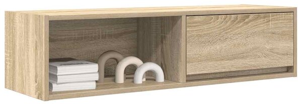 2 db sonoma tölgy színű szerelt fa TV-szekrény 100x31x25,5cm