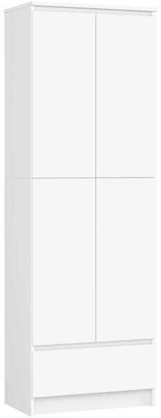 Kétajtós szekrény fiókkal 60 cm VALESTRA - fehér