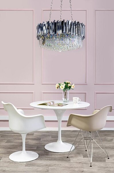 King Home Imperial Silver Kristály Függőlámpa