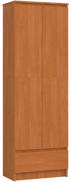 Kétajtós szekrény fiókkal 60 cm VALESTRA - égerfa