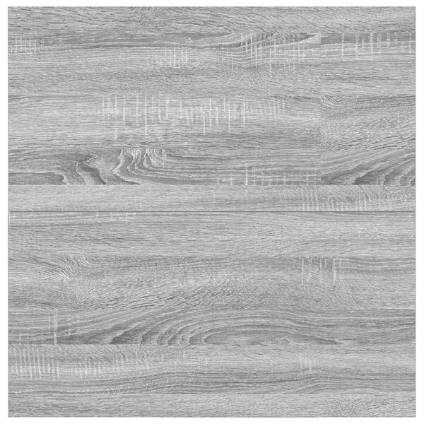 Szürke sonoma dohányzóasztal fiókokkal 100x100x40 cm