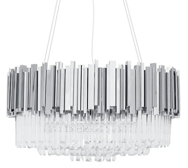 King Home Imperial Silver Kristály Függőlámpa