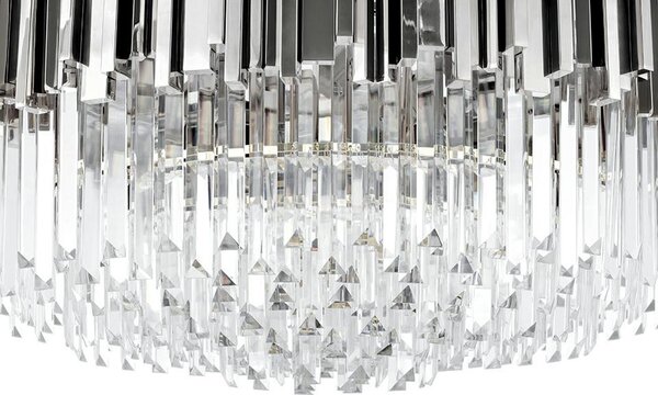 King Home Imperial Silver Kristály Függőlámpa
