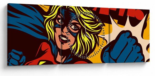 Kép - Comix (órával) (90x30 cm)