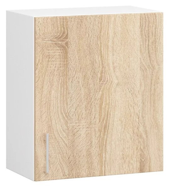 TRIVORA felső konyhaszekrény - szélesség 50 cm, fehér / sonoma tölgy