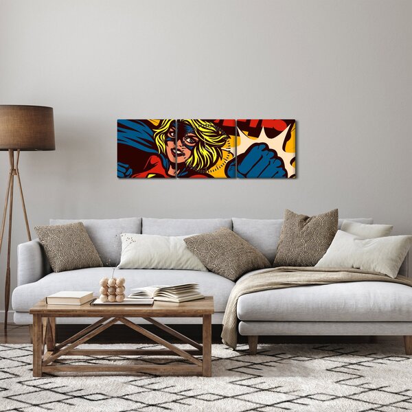 Kép - Comix (órával) (90x30 cm)