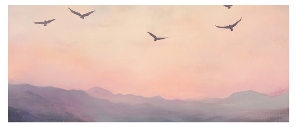 Kép - Madárcsapat II. (120x50 cm)