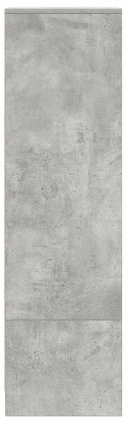 Betonszürke szerelt fa magasszekrény 29,5x34x119,5 cm