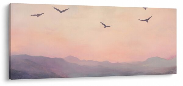 Kép - Madárcsapat II. (120x50 cm)