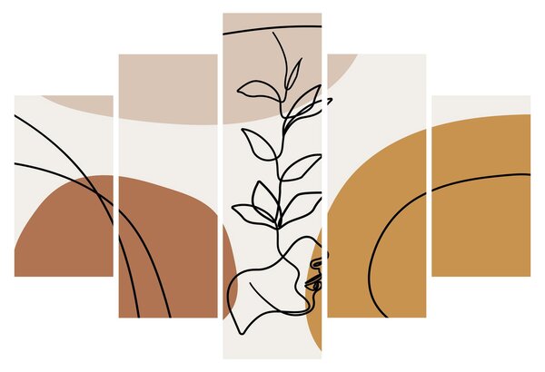 Kép - Boho formák (150x105 cm)