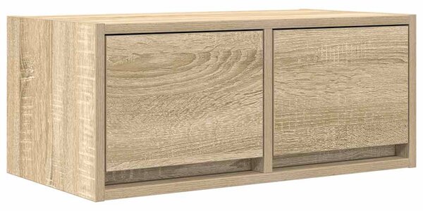 Sonoma tölgy színű szerelt fa fali TV-szekrény 60x31x25,5 cm