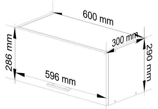 VERMINA 60 cm-es páraelszívó - fehér / szürke