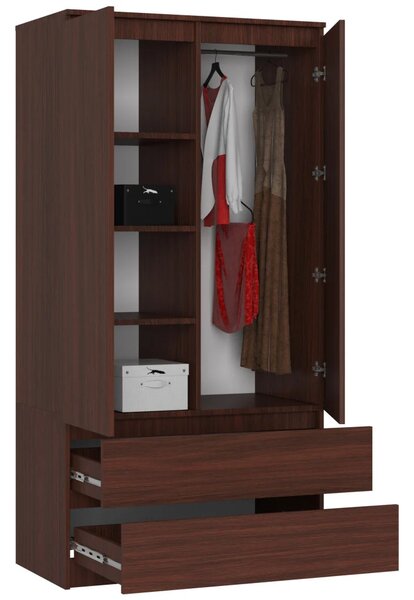 Fiókos szekrény 90 cm LOTA - wenge