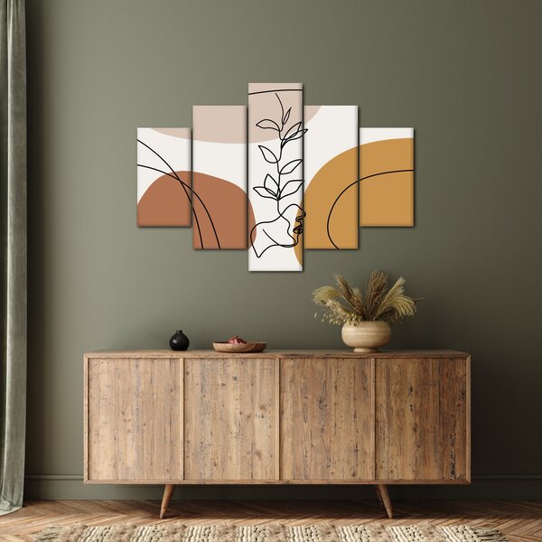 Kép - Boho formák (150x105 cm)